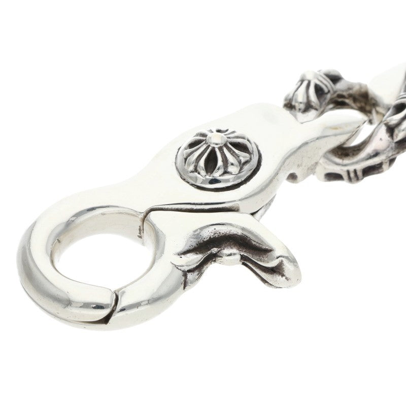 Chrome Hearts FNCY CHN LNK 925 Silver Bracelet Size 13LINK