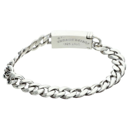 Chrome Hearts ID MINI CHX DIA Silver Bracelet Size 25LINK