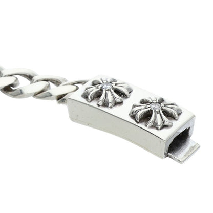 Chrome Hearts ID MINI CHX DIA Silver Bracelet Size 25LINK
