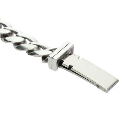 Chrome Hearts ID MINI CHX DIA Silver Bracelet Size 25LINK