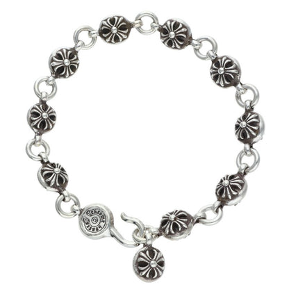 Chrome Hearts #2 Cross Ball Silver Bracelet