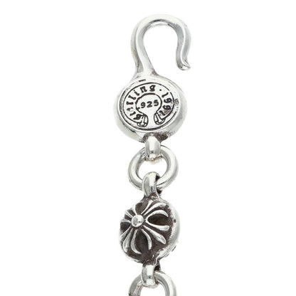 Chrome Hearts #2 Cross Ball Silver Bracelet