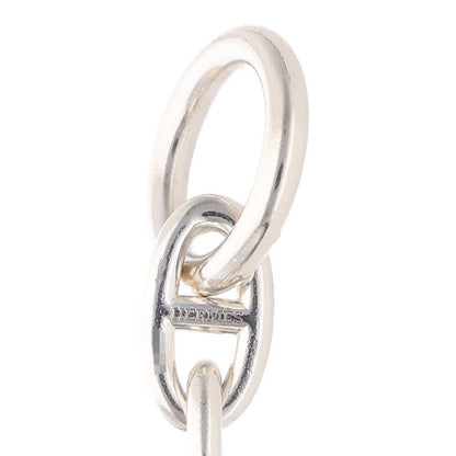 HERMES Chaine d'Ancre GM Silver Bracelet 925 Size 13LINK