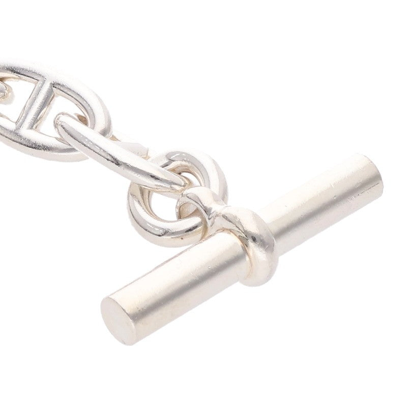 HERMES Chaine d'Ancre GM Silver Bracelet 925 Size 13LINK