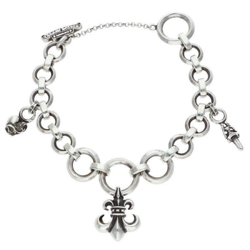 Chrome Hearts CH O Ring Silver Bracelet