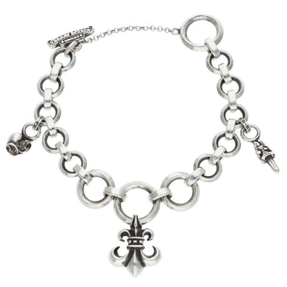 Chrome Hearts CH O Ring Silver Bracelet
