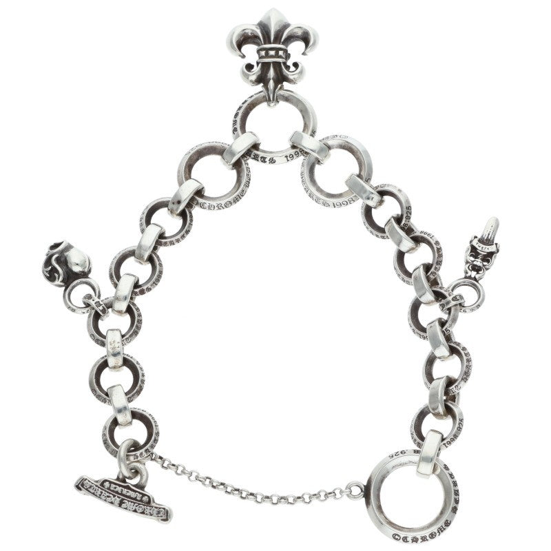 Chrome Hearts CH O Ring Silver Bracelet