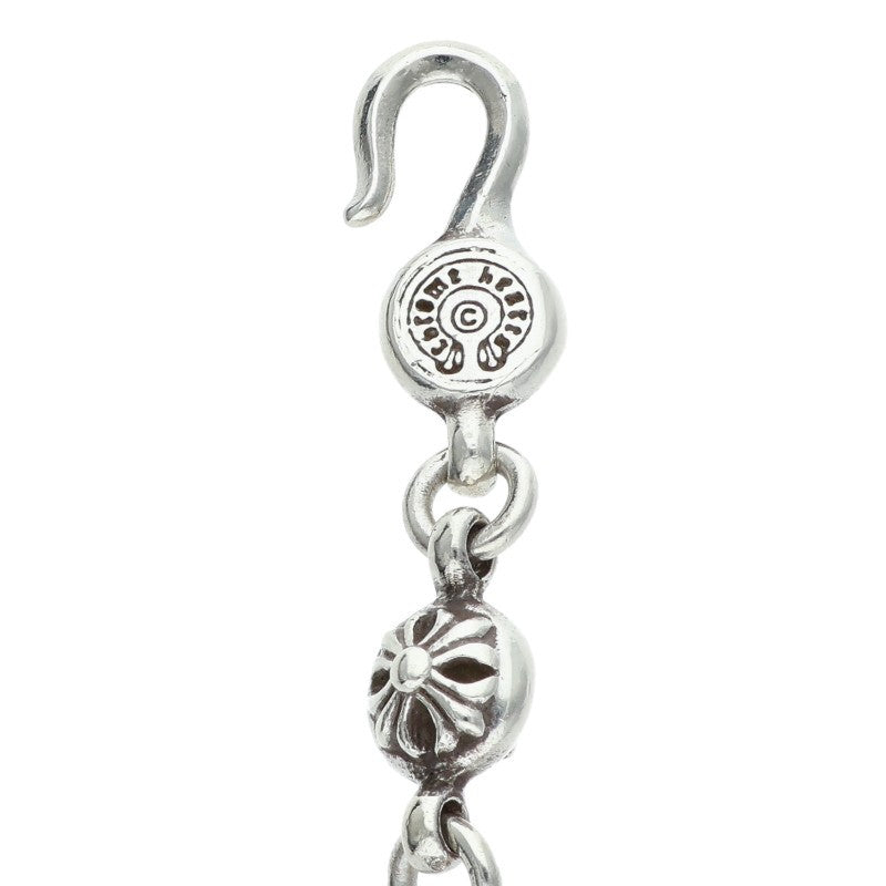 Chrome Hearts #1 Cross Ball Silver Bracelet