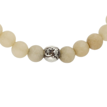 Chrome Hearts White Jade Bead Bracelet