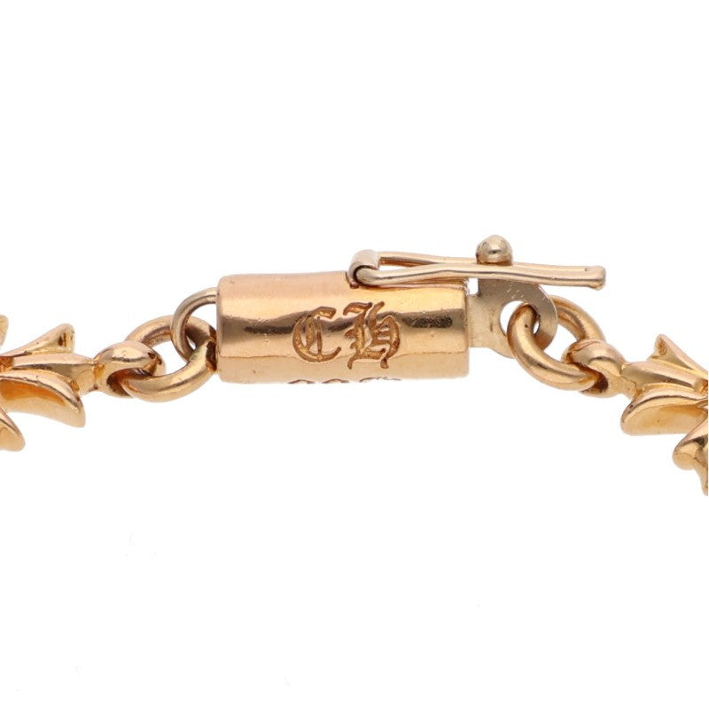Chrome Hearts 22K Tiny ECH Plus Diamond Bracelet Size 11LINK