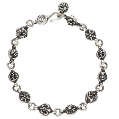 Chrome Hearts #1 MULTI BALL Silver Bracelet