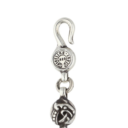 Chrome Hearts #1 MULTI BALL Silver Bracelet