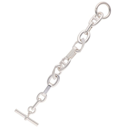 HERMES Aleas GM Ag925 Silver Bracelet Size 11LINK