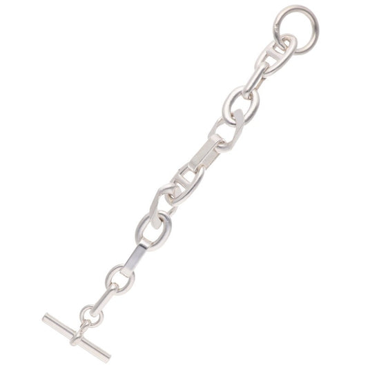 HERMES Aleas GM Ag925 Silver Bracelet Size 11LINK