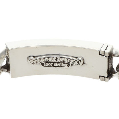 Chrome Hearts ID Floral CRS Silver Bracelet Size 12LINK