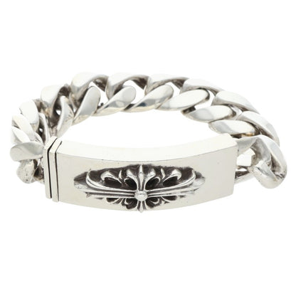 Chrome Hearts ID FLORAL CRS Silver Bracelet Size 11LINK