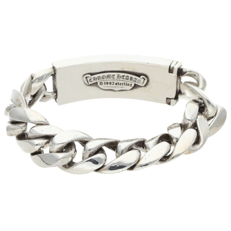 Chrome Hearts ID FLORAL CRS Silver Bracelet Size 11LINK