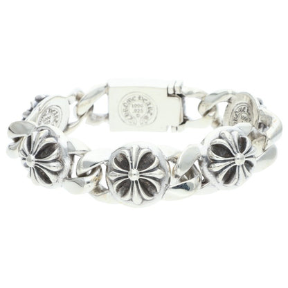 Chrome Hearts CROSS LINK Silver Bracelet Size 5LINK