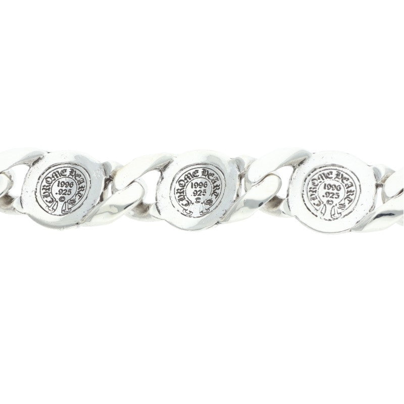 Chrome Hearts CROSS LINK Silver Bracelet Size 5LINK