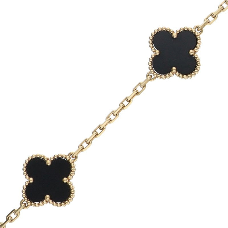 VANCLEEF & ARPELS Vintage Alhambra K18YG 5-Motif Bracelet