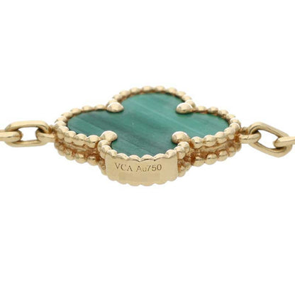 VANCLEEF & ARPELS Vintage Alhambra Malachite Bracelet