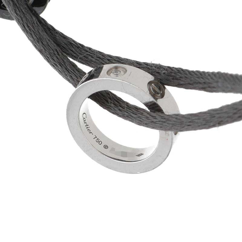 Cartier Love Three Hoop Cord Bracelet Multi
