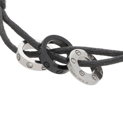 Cartier Love Three Hoop Cord Bracelet Multi
