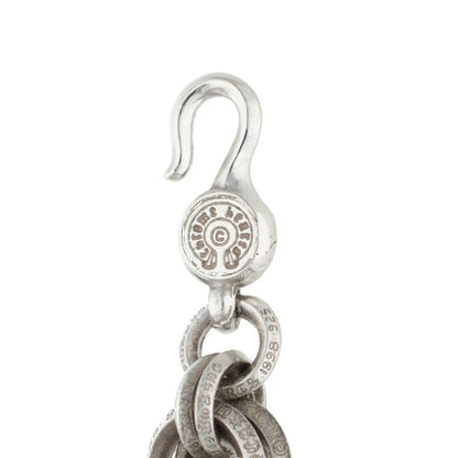 Chrome Hearts 2 Double B Ring Silver Bracelet