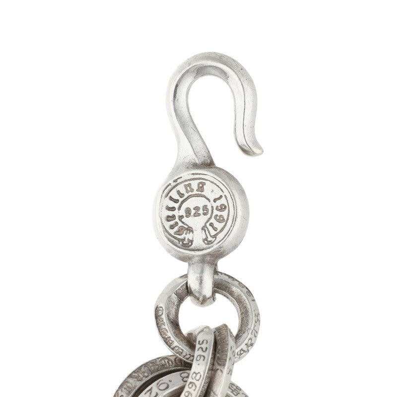 Chrome Hearts 2 Double B Ring Silver Bracelet