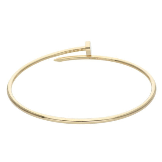 Cartier JUSTE UN CLOU BRACELET SM 18K Gold Bracelet Size 19