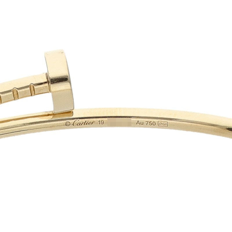 Cartier JUSTE UN CLOU BRACELET SM 18K Gold Bracelet Size 19