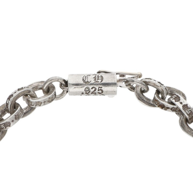 Chrome Hearts Paper Chain Silver Bracelet Size 7 Inch