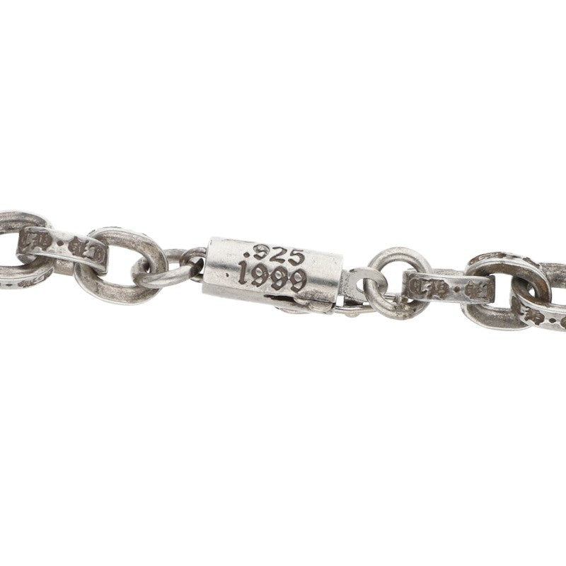 Chrome Hearts Paper Chain Silver Bracelet Size 7 Inch