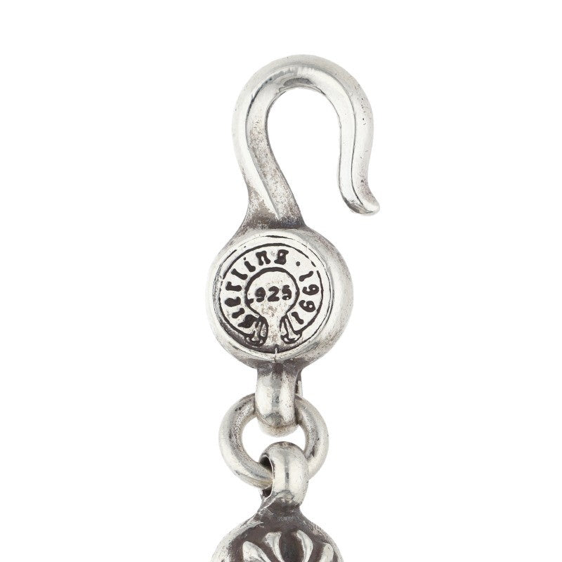 Chrome Hearts NO1 BALL #1 Cross Ball Silver Bracelet