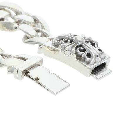 Chrome Hearts ID Box Keeper Silver Bracelet Size 13LINK