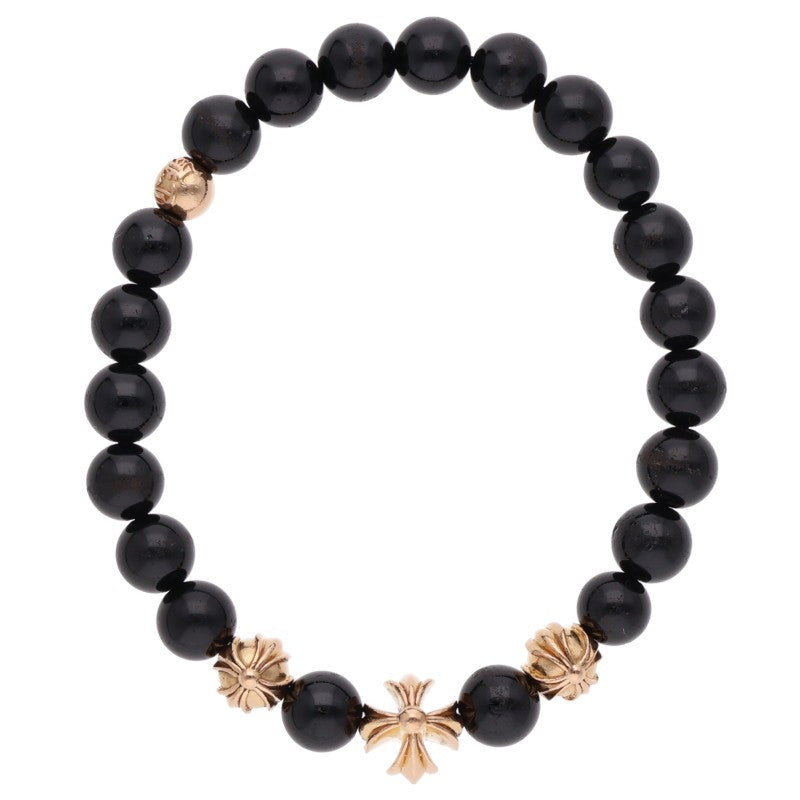 Chrome Hearts 22K Onyx 8mm Bead Bracelet
