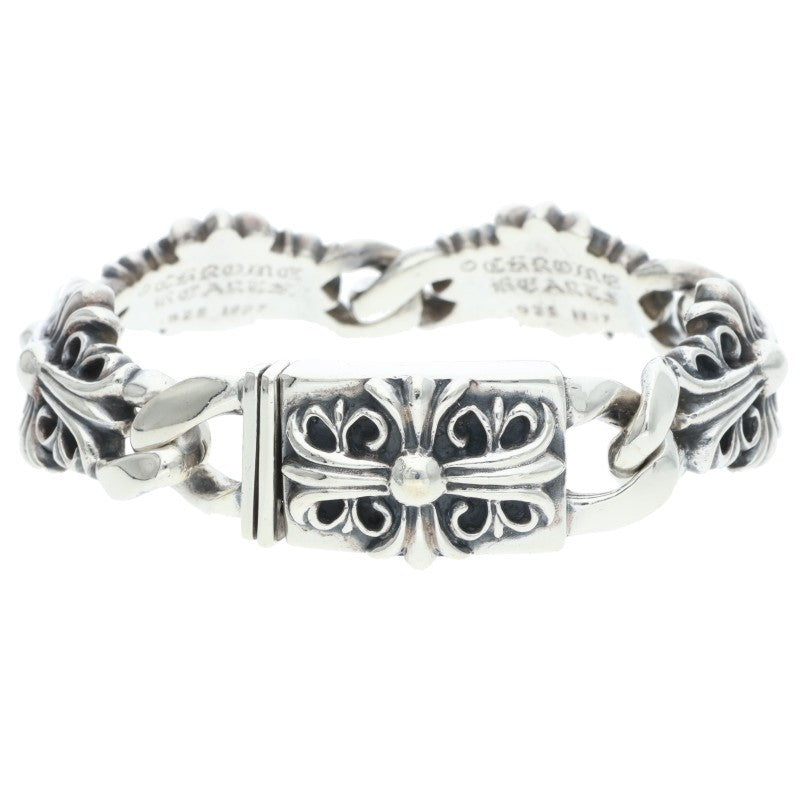 Chrome Hearts KEEPER LINK Silver Bracelet Size 4LINK