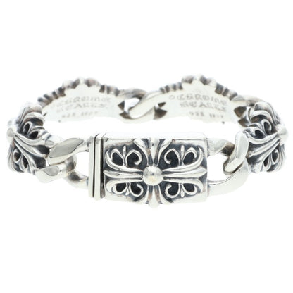 Chrome Hearts KEEPER LINK Silver Bracelet Size 4LINK