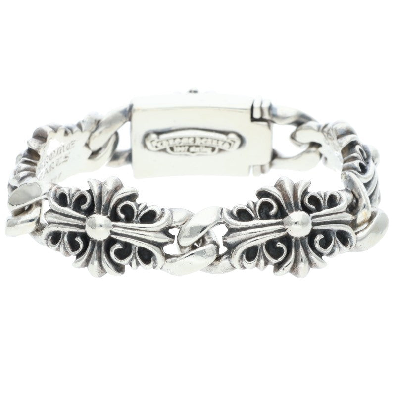 Chrome Hearts KEEPER LINK Silver Bracelet Size 4LINK