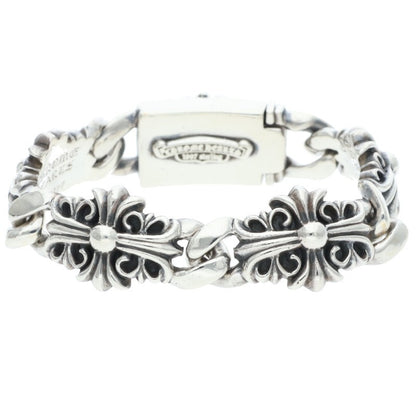 Chrome Hearts KEEPER LINK Silver Bracelet Size 4LINK