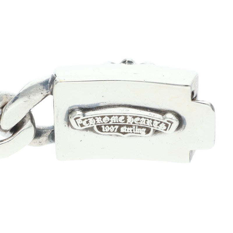 Chrome Hearts KEEPER LINK Silver Bracelet Size 4LINK