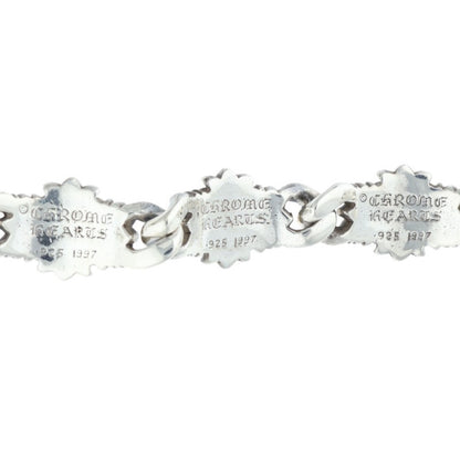 Chrome Hearts KEEPER LINK Silver Bracelet Size 4LINK