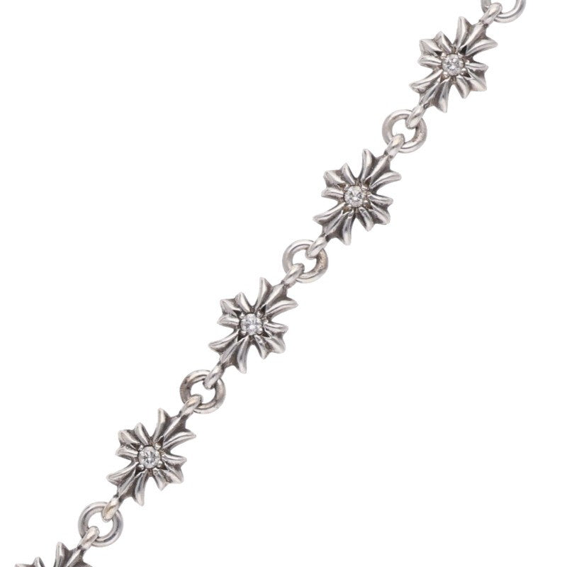 Chrome Hearts Tiny ECH Plus Diamond Bracelet Size 12LINK