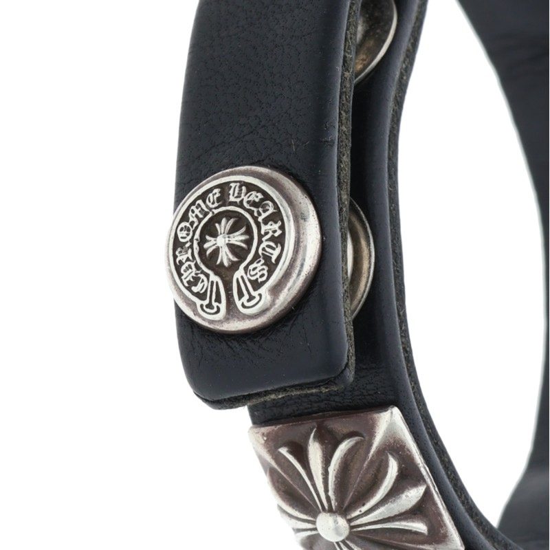 Chrome Hearts ZERO STUD SNGL ROW Pyramid Stud Bracelet
