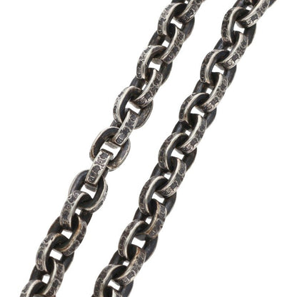 Chrome Hearts Paper Chain Silver Bracelet Size 8 Inch