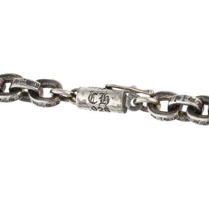 Chrome Hearts Paper Chain Silver Bracelet Size 8 Inch