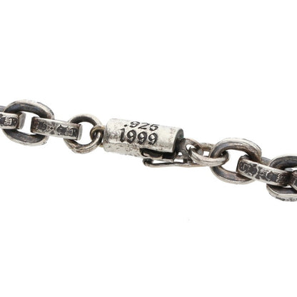 Chrome Hearts Paper Chain Silver Bracelet Size 8 Inch
