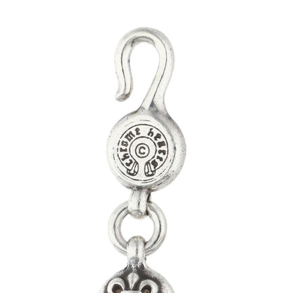 Chrome Hearts #2BS Fleur Ball Silver Bracelet