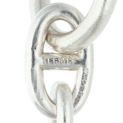 HERMES Chaine d'Ancre TGM Silver Bracelet Size 12LINK