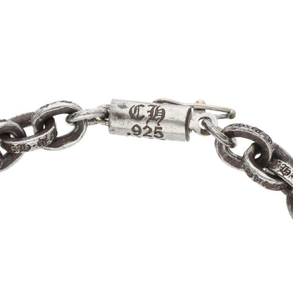 Chrome Hearts PAPER CHAIN Silver Bracelet Size 7 Inch